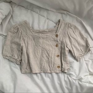 YesStyle crop blouse